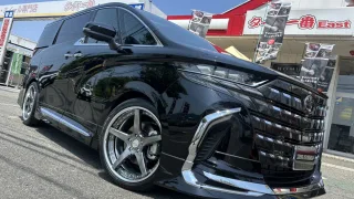 トヨタ40アルファードにSSR EXECUTOR CV06を装着！